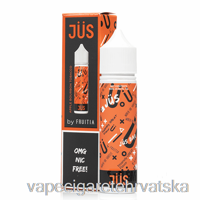 Vape Hrvatska Apple Bourbon Tobacco - Jus E-liquid - 60ml 3mg